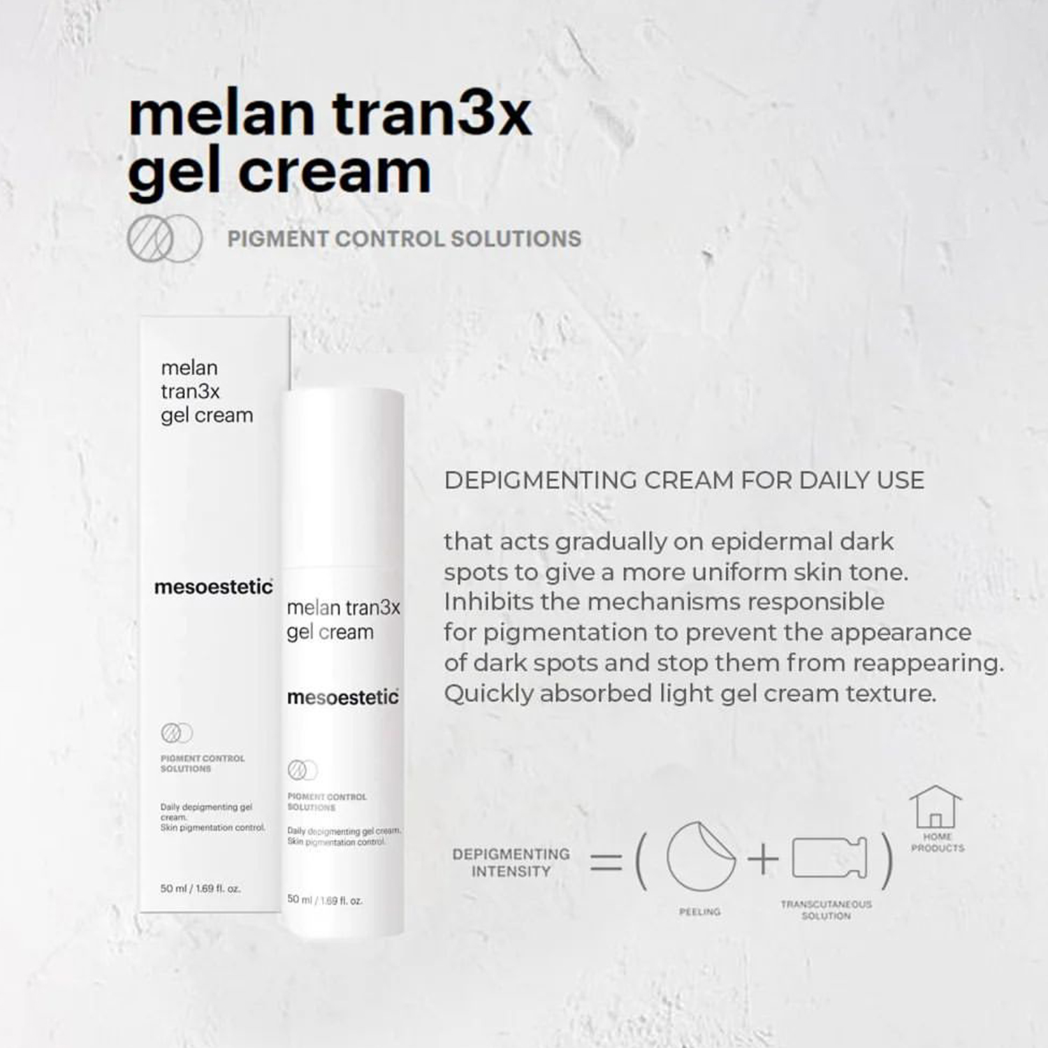 Mesoestetic Melan Tran3X Gel Cream 50 ml / 1.7 oz