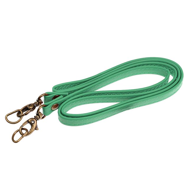 Correa de material cuero para - Accesorios asa para monedero con cierre de metal, 47 pulgadas Verde Salvador Correa del bolso del reemplazo