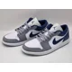 thumbnail image 2 of Ni - ke Ni - ke Air Jordan 1 Low Women's Multi Size Stealth French Blue White DC0774-042, 2 of 5