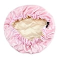 thumbnail image 2 of Baby Girl Hats 9-12 Months 3pcs Satin Bonnets for Kids Sleeping, Cute Hair Bonnet with Scrunchies for Girls Curly Hair Newborn Hospital Hat Infant Baby Hat, 2 of 2