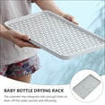 thumbnail image 3 of Double Layer Draining Tray Bottle Drying Rack Sink for Bottles Fruit Strainer Plastic, 3 of 6