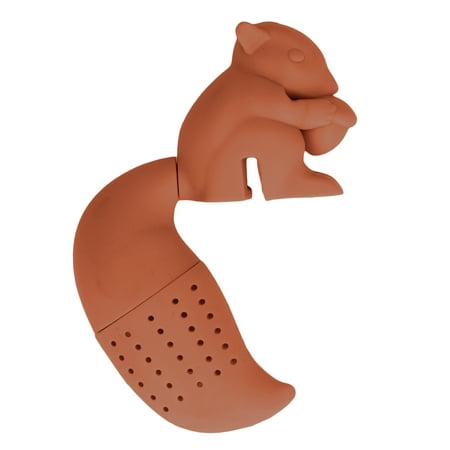 

Squirrel Shape Tea Infuser Food Grade Squirrel Tea Strainer Silicone Dishwasher Washable For Household Coffee