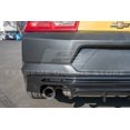 thumbnail image 5 of Replacement For 2016-Present Chevrolet Camaro Models | Performance Style ABS Plastic - Painted Glossy Black Rear Bumper Quad Exhaust Exit Diffuser, 5 of 11