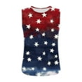 thumbnail image 5 of Bzhegqhd Women's Printed Sleeveless Round Neck Pullover Casual Fashionable Tank Top, 5 of 6