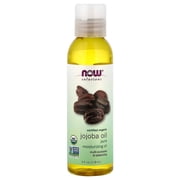 NOW Solutions, Organic Jojoba Oil, Moisturizing Multi-Purpose Oil for Face, Hair and Body, 4-Ounce