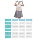 thumbnail image 5 of Vestido de cuello redondo, vestido de empalme de color en contraste, vestido de niña, vestido de una pieza, innovación moderna, 5 of 5