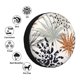 thumbnail image 4 of Fotbe Tropical Leaves Funda de Llanta de Repuesto con Estampado, Engrosada, Ajuste Universal para Jeep, Remolque, RV, SUV, Camión-15 inch, 4 of 6