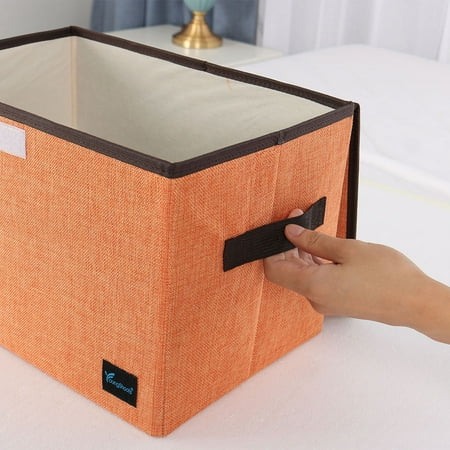 Family Cloth Storage Bin Cube Fabric Drawer Basket Toy Box For