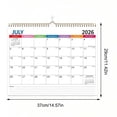 thumbnail image 5 of SDOHIG 18-Month Wall Calendar July 2026 – December 2027, Large Grid Monthly Planner with Ample Writing Space, English Version for Home Office School, Track Appointments & Goals, 5 of 6