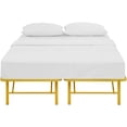 thumbnail image 5 of Modway Horizon Full Stainless Steel Bed Frame in Yellow, 5 of 11