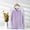 🔥 Purple_New, variant on Solid Color Long Sleeve Hooded Jacket, Soft Ice Silk Material, Ultra Thin Breathable Loose Fit Outerwear, Versatile Casual Coat for Spring Summer Daily and Outdoor Wear for Youth Purple