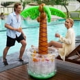 thumbnail image 2 of Joyfy 60"Enfriador de Palmeras Inflable, Decoración de Fiesta Temática de Playa Tropical de Hawai, 2 of 8