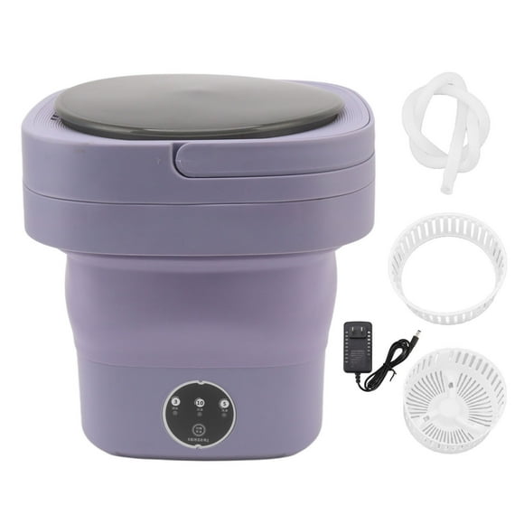 6.5L Washing Machine Simulated Hand Washing Foldable Washer Portable Folding Washer for Underwear Socks US Plug 100‑240V