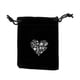 thumbnail image 5 of 10pcs Bolsa de joyería con cordón Bolsa de Caja Favor de - Bolsa pequeña de envoltura de Negro Macarena Bolsas con cordón, 5 of 8