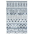 thumbnail image 2 of SAFAVIEH Machine Washable Rug Indoor/Outdoor Bermuda Collection - Bermuda Jacinth Geometric Machine Washable Indoor/Outdoor Area Rug, Cream/Navy, 5'3" x 7'6", 2 of 12