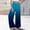 Blue, variant on Women's New Thin Elastic Loose Large Size Korean Version of Everything Long Trousers Casual Trousers Haren, Black, L