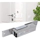 thumbnail image 3 of Cerradura de cátodo de 12 V Cerradura de acceso eléctrico Marco de puerta estrecho Cerradura eléctrica Accesorio de cerradura para el hogar Suministros para el hogar para edificios de oficinas del cam Afortunado Sencillez, 3 of 3
