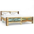 thumbnail image 6 of vidaXL Bed Frame Solid Reclaimed Wood Double Person 63" x 78.7"/70.9" x 78.7", 6 of 12