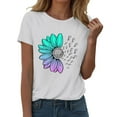thumbnail image 2 of Womens Fashion Workout T Shirts Athletic Plus Size Tops Summer Trendy Clothes 2025 Short Sleeve Spring Tee, 2 of 6