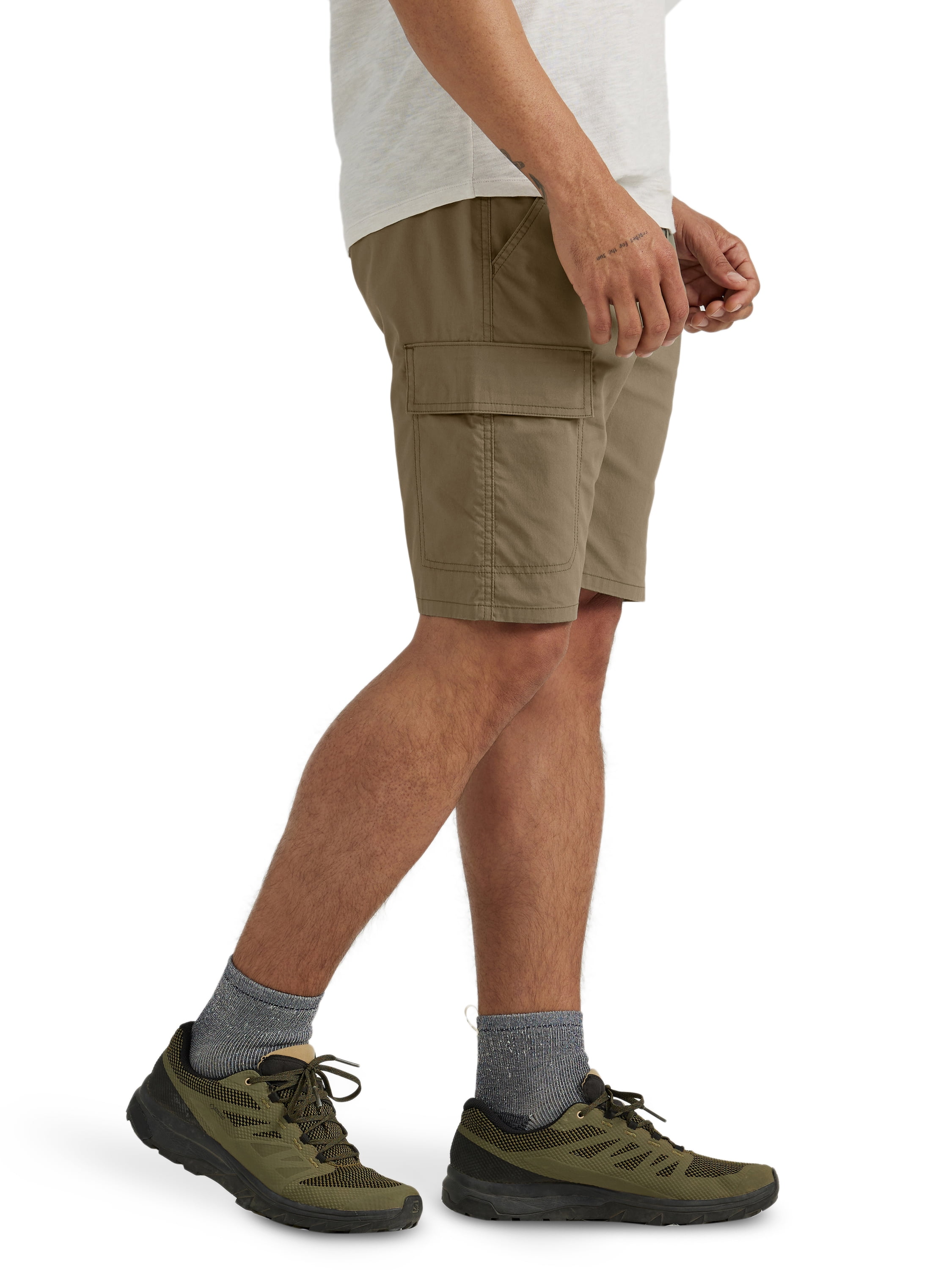 ATG by Wrangler® Men's Outdoor Flex Cargo Short with Moisture Wicking and UPF 40+