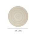 thumbnail image 3 of Set of 4 Round Placemats Woven Placemats Washable Braided Table Mats For Dining Table Heat Resistant Non-Slip Circle Place Mats(Beige), 3 of 5