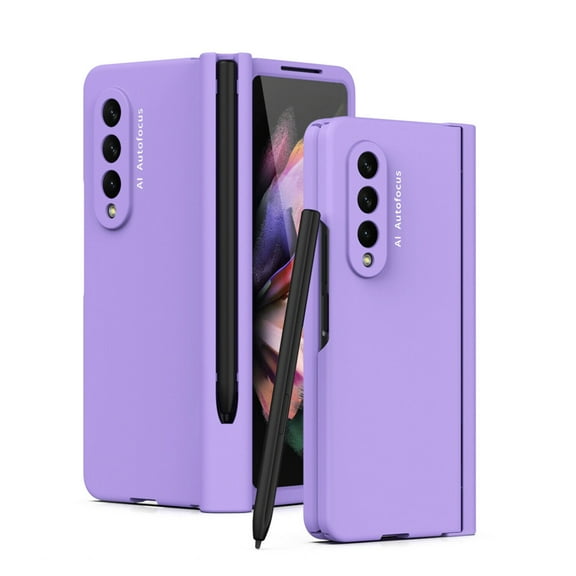Hybrid Case For Samsung Galaxy Z Fold 3 Shockproof Case With S Pen Holder Cover