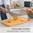 thumbnail image 4 of FungYuan Bamboo Cutting Board Set,Classic 3-Piece Cutting Boards For Kitchen,Wood Chopping Board,Butcher Block, 4 of 10