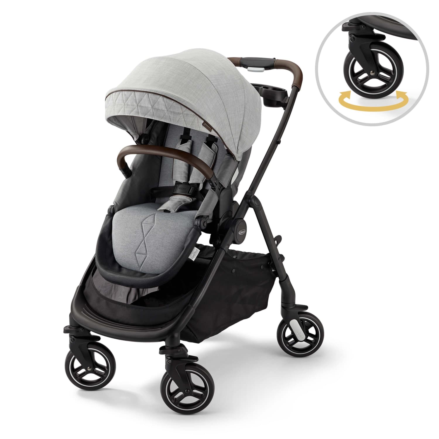 Graco Premier Modes Merge Stroller, Midtown, Grey