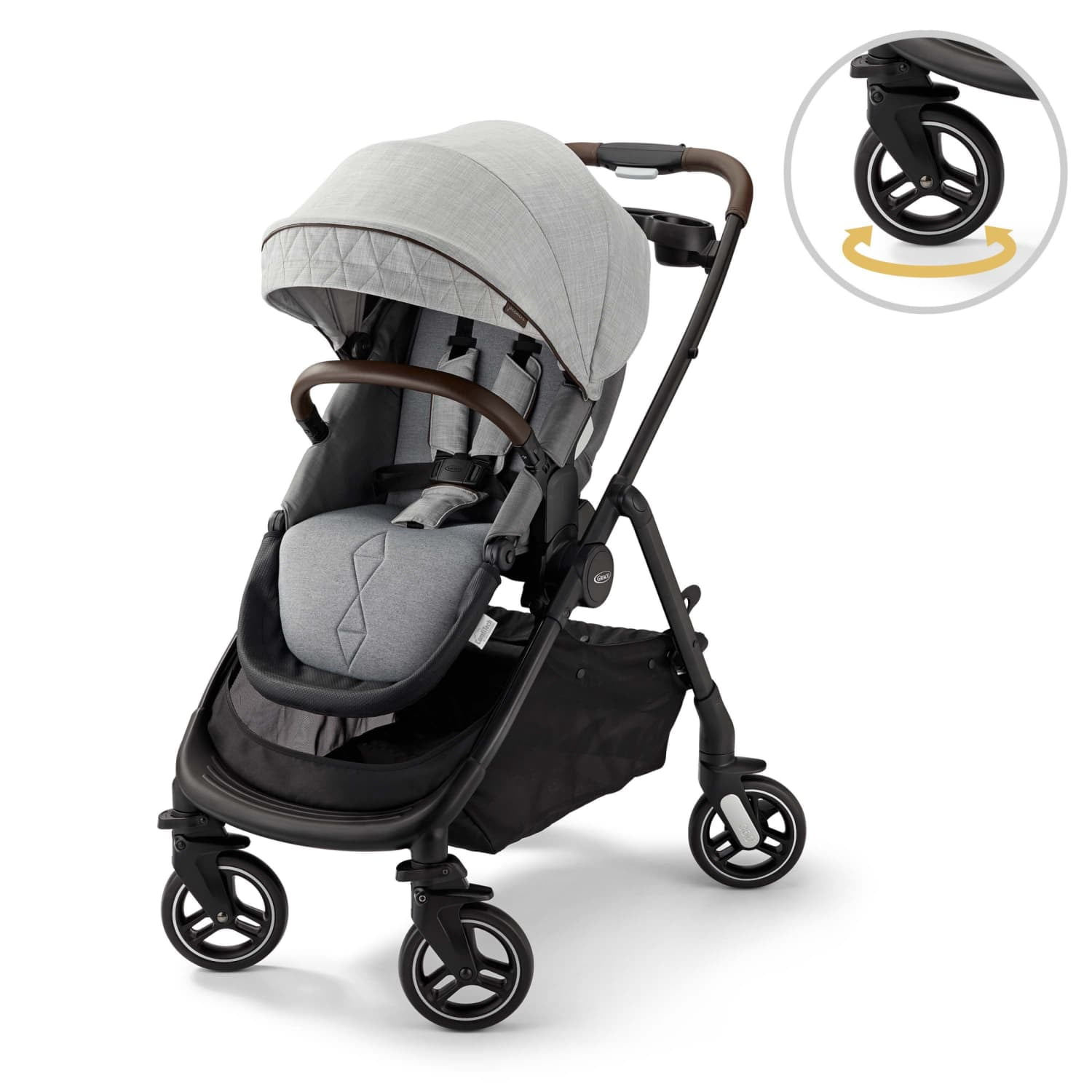 Graco Premier Modes Merge Stroller, Midtown, Grey