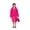 Pink, variant on ALLEN & MATE 100% COTTON Hooded Kids Bathrobe – 380 GSM, Safety Certified, Soft Lightweight & Absorbent Robe for Boys & Girls