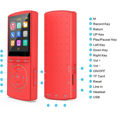 thumbnail image 7 of MP3 Player, 32GB Portable MP3 Player with Bluetooth 5.2, Digital Hi-Fi Lossless Sound Music Player, FM Radio, Voice Recorder, Dual Recording, Outdoor Sports, Gym, 7 of 7