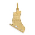 thumbnail image 3 of Finest Gold 14K Yellow Gold Figure Skate Pendant, 3 of 4