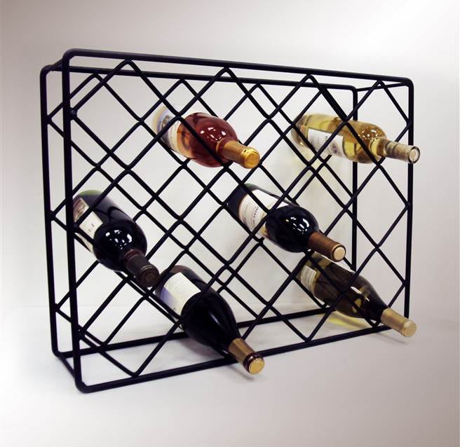 Rectangular Table Top Wine Rack