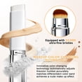 thumbnail image 3 of Upgrade 2 in 1 Blanc Cover Cream Stick V - Color Changing Foundation Stick with Volufiline - Hydrating Concealer Base Makeup, Dual-Ended with Built-in Brush, Portable for Daily Use, 3 of 8