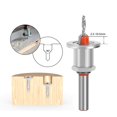 thumbnail image 2 of fastboy Woodworking Drill Bit Countersink Adjustable Round Shank Steel for Drilling 4mm, 2 of 9