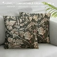 thumbnail image 3 of JEUXUS Neutral Modern Vintage Whimsical Floral Pillow Cover, 3 of 5