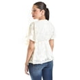 thumbnail image 3 of Blusa de encaje Roman Fashion /Juvenil, 5113 (Blanco) blanco M, 3 of 5