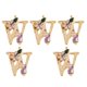 thumbnail image 5 of 5 Pedazos de Colgante de Aleación Letras Inglesas DIY Joyería Macarena, 5 of 7