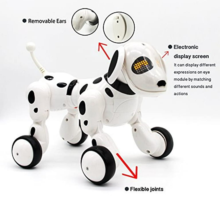 Robot Dog for Kid, Wireless Puppy Interactive Smart Toy, Educational  Electronic Robotic Pet Dog That Walk, Bark, Sing, Dance for Kids Boys and  Girls