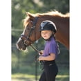 thumbnail image 3 of KERRITS Kids Ice Fil Lite Short Sleeve Riding Shirt, Color: Purple, Size: M, 3 of 6