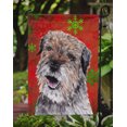 thumbnail image 3 of Carolines Treasures SC9585GF Border Terrier Rouge Flocon de Neige Drapeau de Noël Jardin Taille, 3 of 3