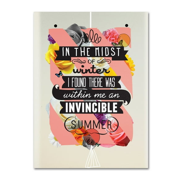 Trademark Fine Art 'The Invincible Summer' Canvas Art by Kavan & Co