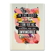 Trademark Fine Art 'The Invincible Summer' Canvas Art by Kavan & Co