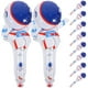 thumbnail image 1 of 50 globos inflables de mano con temática de astronauta, globos de aluminio, suministros para fiestas., 1 of 6