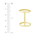 thumbnail image 2 of 925 Sterling Silver Gold Plated Bar Connected Double Band Ring Size 6 Ring for Women and Men, 2 of 2