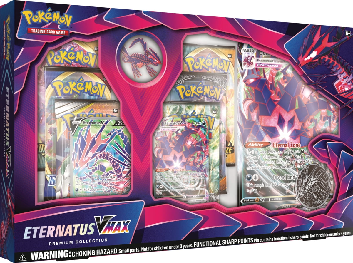 Details about   Pokemon V Power Fall Tins Eternatus Brand New & Sealed Contains 4 Booster Packs 