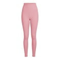 thumbnail image 4 of HAPIMO Women's High Waist Tummy Control Leggings Stretch Yoga Workout Pants Butt Lifting Pants Casual Seamless Running Athletic Pants Pink L, 4 of 8