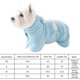 thumbnail image 4 of Pet shower towel for pets, pet bath towel Dog drying towel after bathing Soft drying robe for pets, Blue Large, 4 of 5
