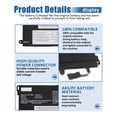 thumbnail image 3 of Batería de repuesto bossfulton L18M3P71 L18L3P71 de 57 Wh para Lenovo ThinkPad T590 P53S ThinkPad T1, 3 of 6