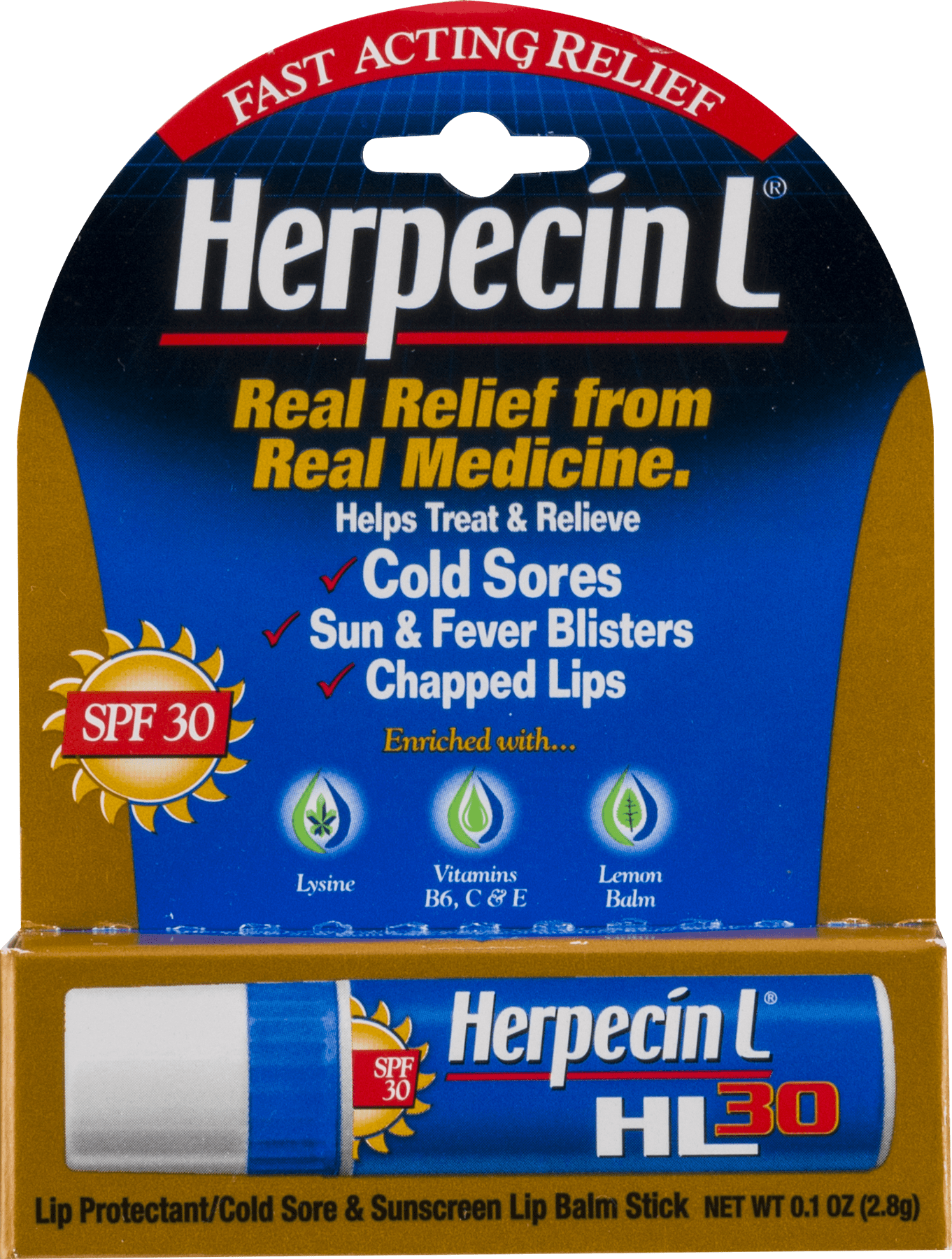 Herpecin L Lip Balm Stick, 0.1 oz